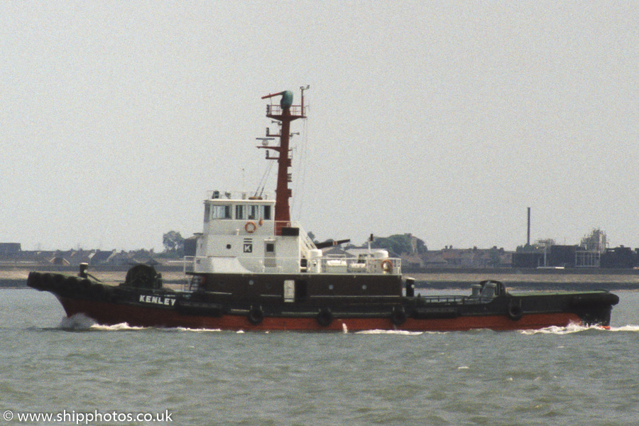 Photograph of the vessel  Kenley pictured on the River Medway on 17th June 1989