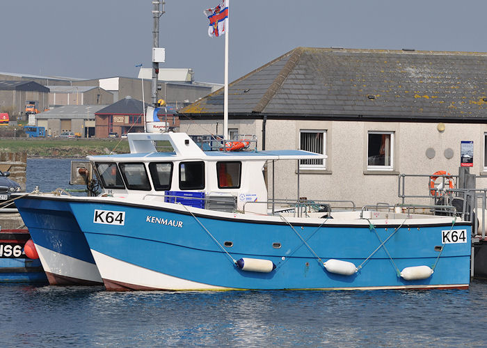 Photograph of the vessel fv Kenmaur pictured at Kirkwall on 8th May 2013