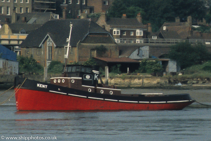 Photograph of the vessel  Kent pictured at Rochester on 17th June 1989