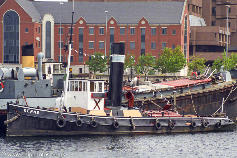 Photograph of the vessel  Kerne pictured in Canning Half-Tide Dock, Liverpool on 29th June 2002