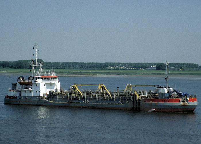 Photograph of the vessel  Keto pictured on the River Elbe on 5th June 1997