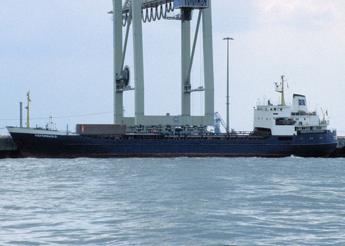 Photograph of the vessel  Kiefernwald pictured at Hamburg on 27th May 1998