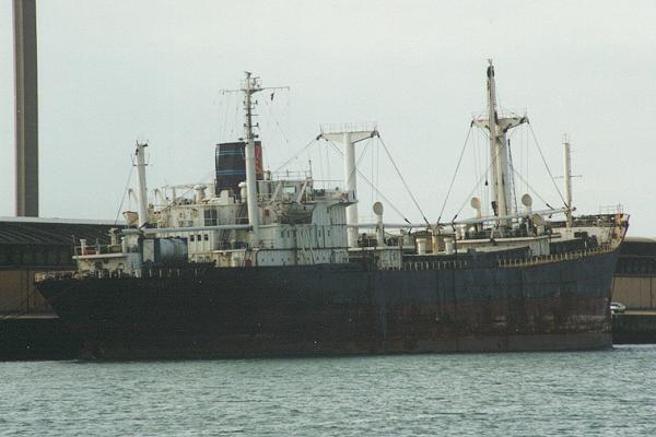 Photograph of the vessel  Kifangondo pictured under detention in Le Havre on 6th March 1994