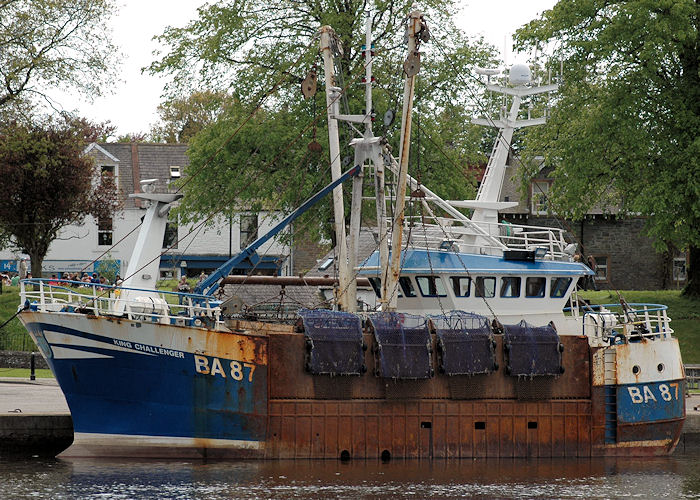 Photograph of the vessel fv King Challenger pictured at Kirkcudbright on 25th May 2009