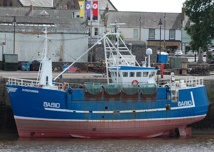 Photograph of the vessel fv Kingfisher pictured at Kirkcudbright on 18th July 2009