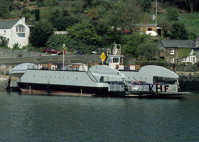 Photograph of the vessel  King Harry Ferry pictured on the River Fal on 5th May 1996