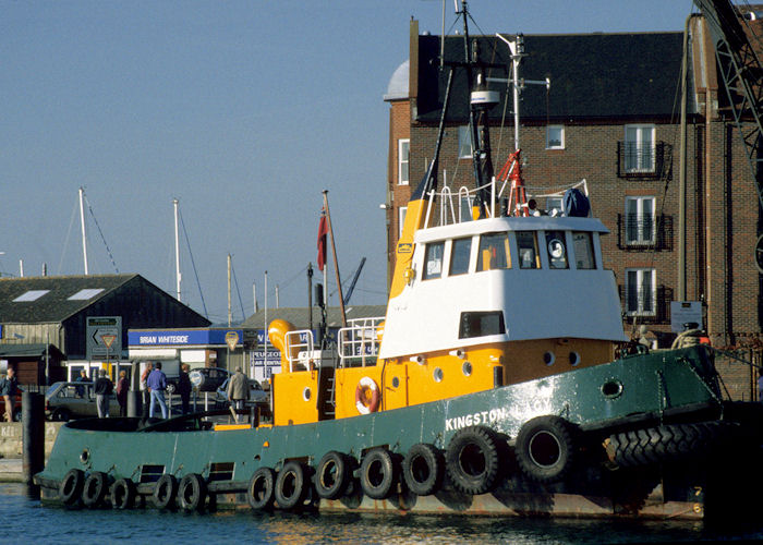 Photograph of the vessel  Kingston Lacy pictured at Poole on 25th October 1997