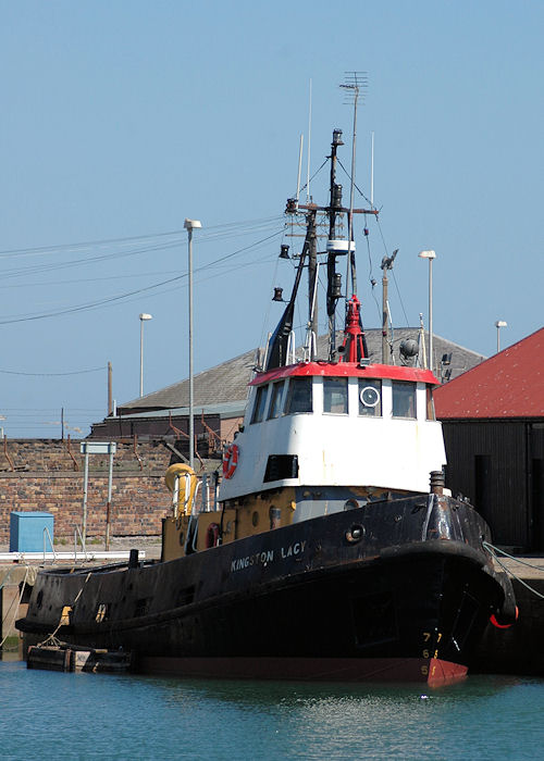 Photograph of the vessel  Kingston Lacy pictured at Arbroath on 30th April 2011