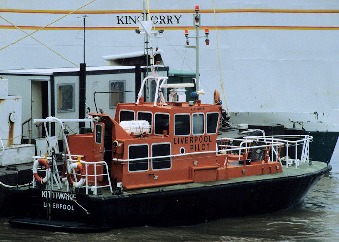 Photograph of the vessel pv Kittiwake pictured at Liverpool on 16th November 1996