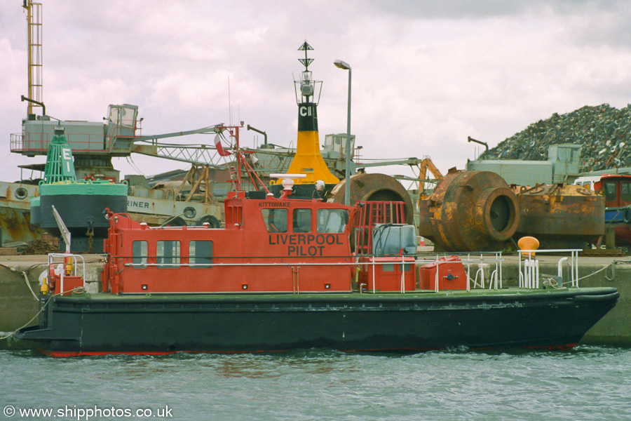 Photograph of the vessel pv Kittiwake pictured in Liverpool on 19th June 2004