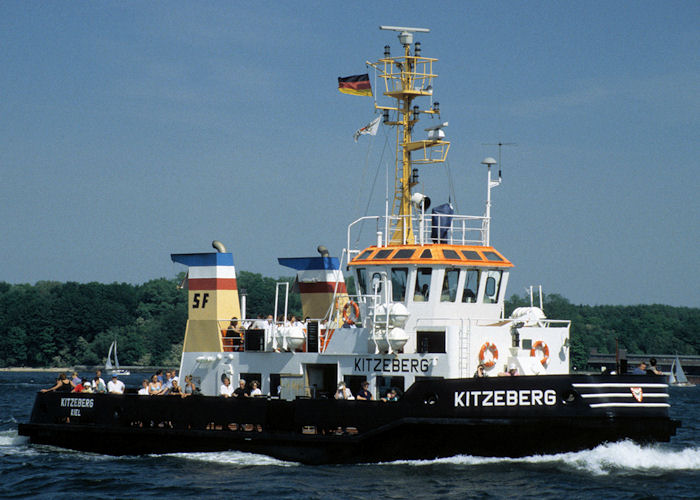 Photograph of the vessel  Kitzeberg pictured at Kiel on 7th June 1997