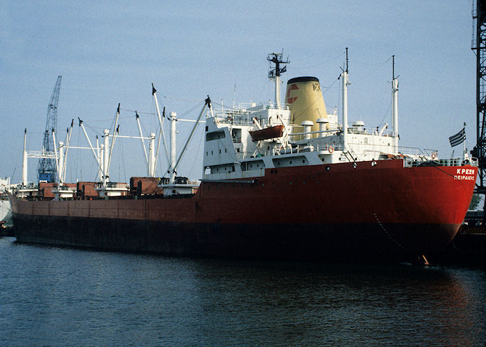 Photograph of the vessel  Kreon pictured in Wiltonhaven, Rotterdam on 27th September 1992