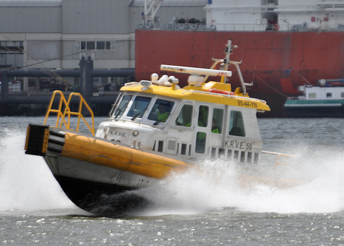 Photograph of the vessel  KRVE 59 pictured passing Vlaardingen on 24th June 2011