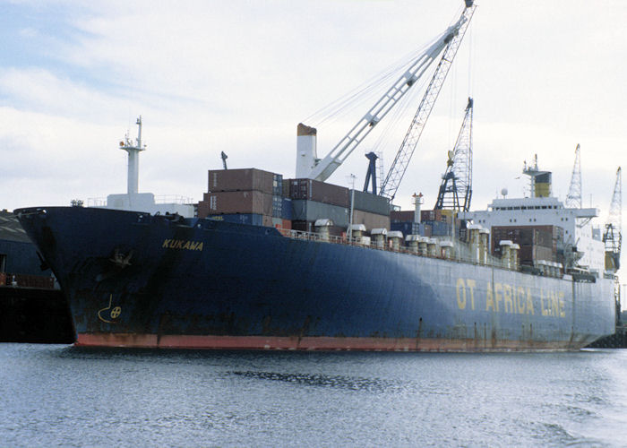 Photograph of the vessel  Kukawa pictured at Teesport on 4th October 1997