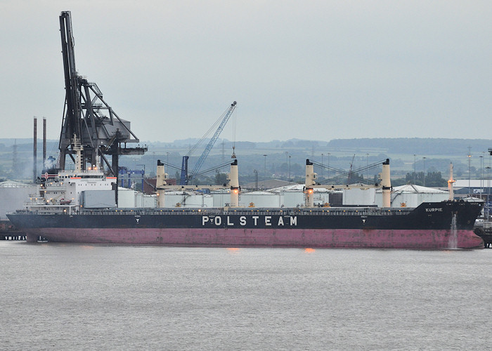 Photograph of the vessel  Kurpie pictured at Immingham Bulk Terminal on 21st June 2012