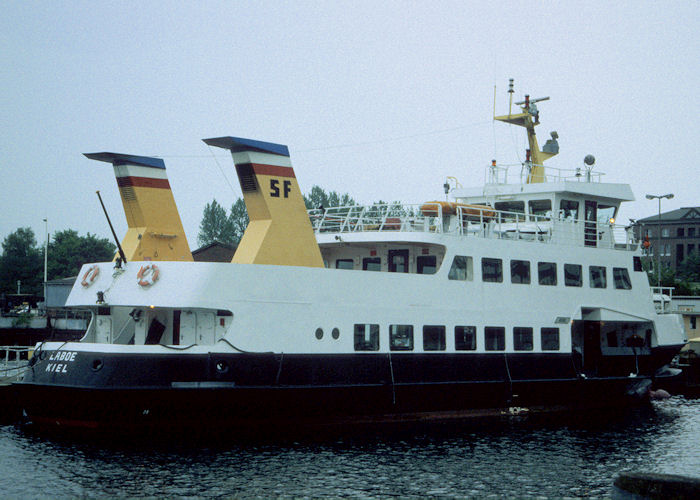 Photograph of the vessel  Laboe pictured at Kiel on 27th May 1998