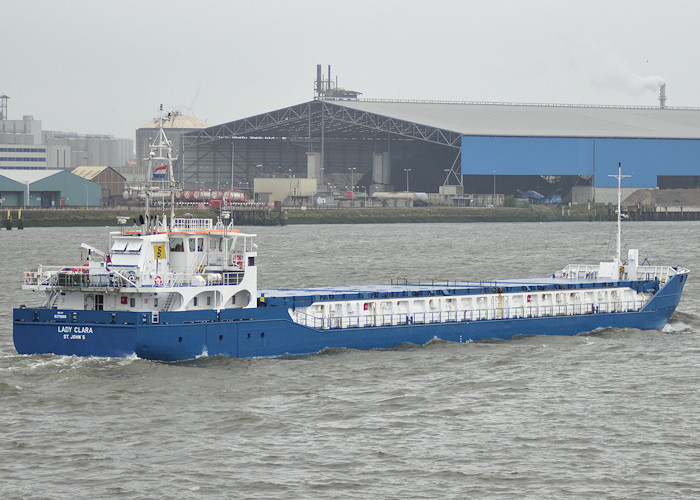 Photograph of the vessel  Lady Clara pictured passing Vlaardingen on 25th June 2011