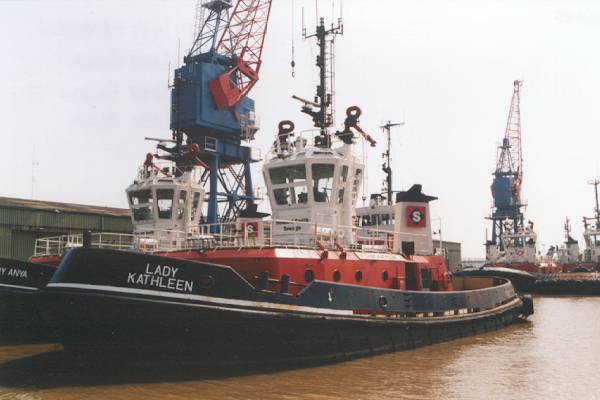 Photograph of the vessel  Lady Kathleen pictured in Immingham on 18th June 2000