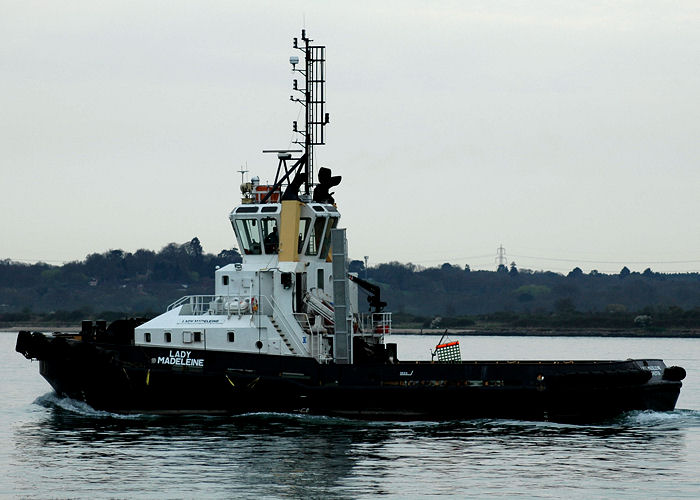 Photograph of the vessel  Lady Madeleine pictured at Southampton on 21st April 2006