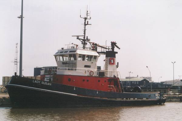 Photograph of the vessel  Lady Susan pictured in Immingham on 18th June 2000