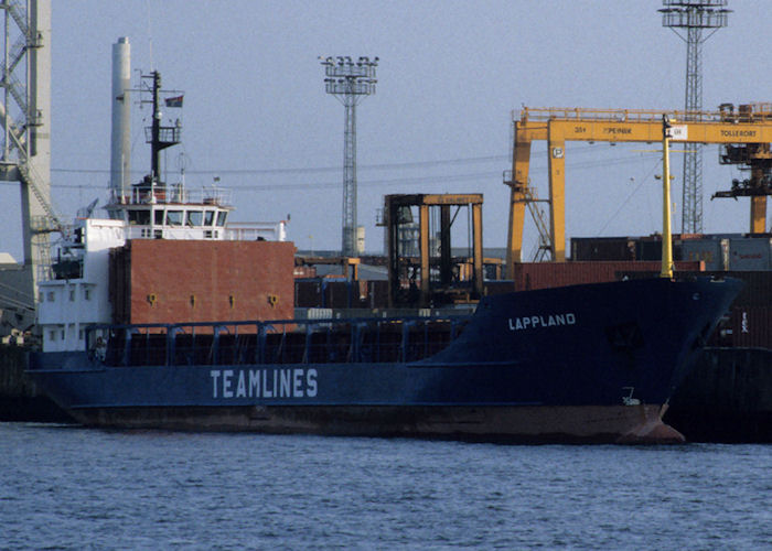 Photograph of the vessel  Lappland pictured in Hamburg on 24th August 1995