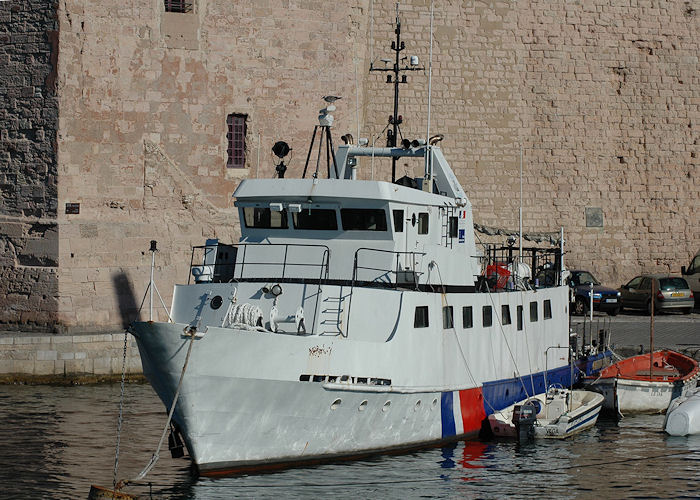 Photograph of the vessel rv L'Archeonaute pictured at Marseille on 10th August 2008