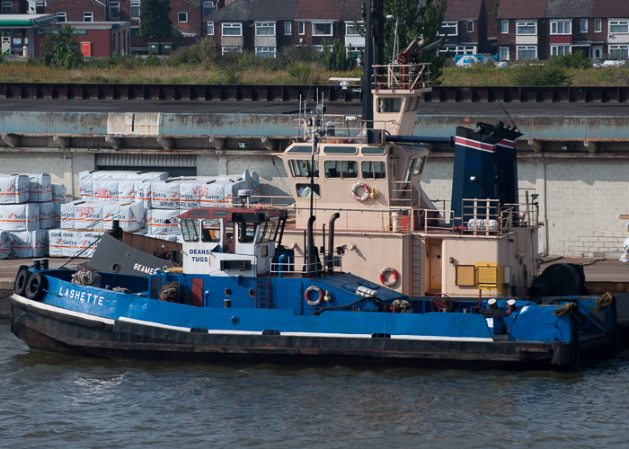 Photograph of the vessel  Lashette pictured in King George Dock, Hull on 18th July 2014