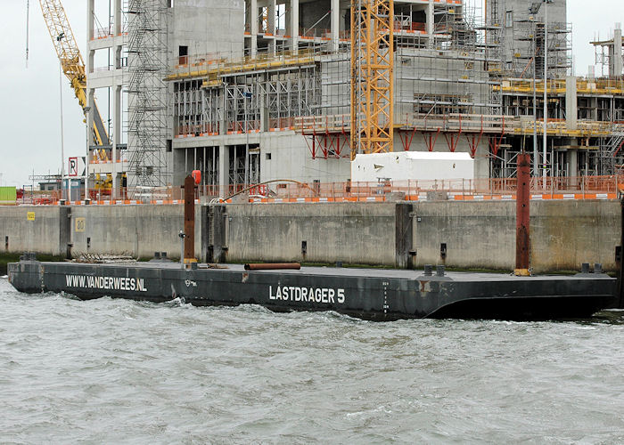 Photograph of the vessel  Lastdrager 5 pictured in Mississippihaven, Europoort on 20th June 2010