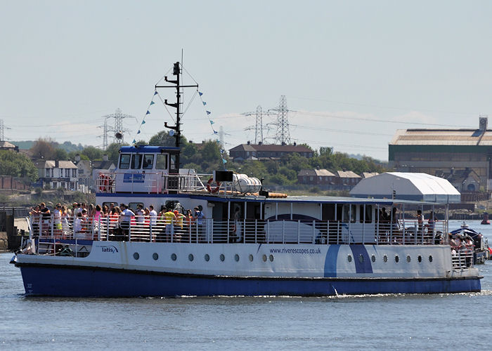 Photograph of the vessel  Latis pictured passing North Shields on 25th May 2013