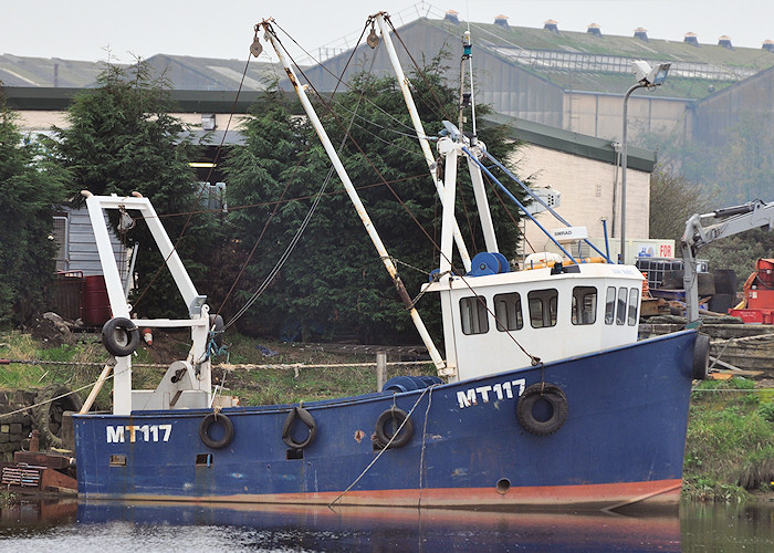 Photograph of the vessel fv Leah Marie pictured at Annan on 14th October 2011
