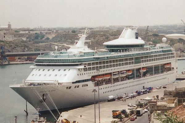 Photograph of the vessel  Legend of the Seas pictured in Valletta on 1st June 2000