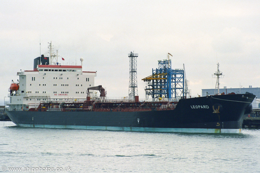 Photograph of the vessel  Leopard pictured at Fawley on 27th September 2003