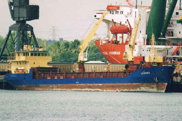 Photograph of the vessel  Leopard pictured at Marchwood Military Port on 11th June 2000