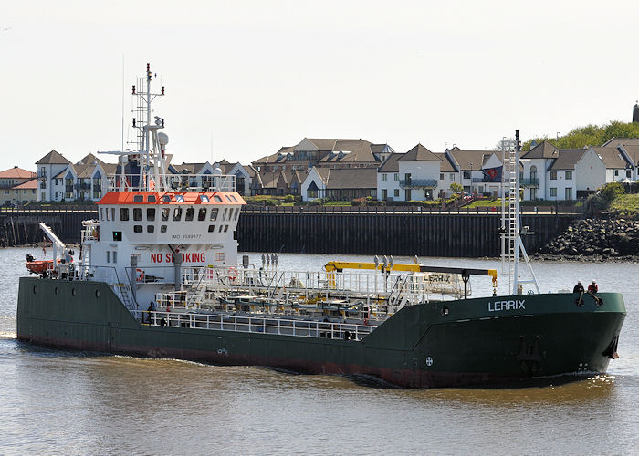 Photograph of the vessel  Lerrix pictured passing North Shields on 26th May 2013
