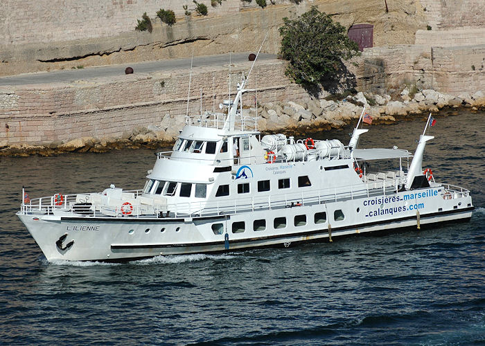 Photograph of the vessel  L'Ilienne pictured at Marseille on 10th August 2008