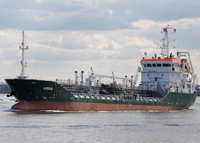 Photograph of the vessel  Lizrix pictured passing North Shields on 26th May 2013