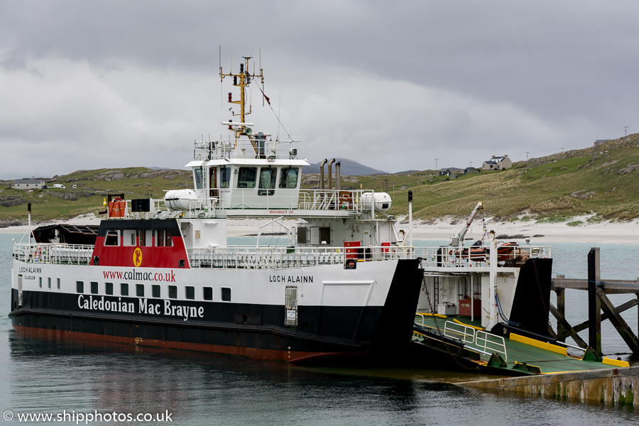 Photograph of the vessel  Loch Alainn pictured at Eriskay on 16th May 2016
