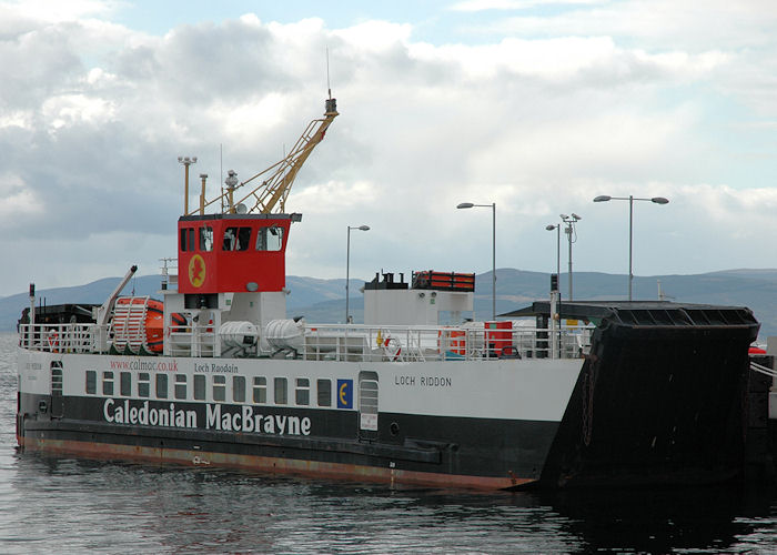 Photograph of the vessel  Loch Riddon pictured at Largs on 2nd May 2010