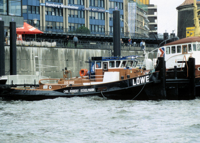 Photograph of the vessel  Löwe pictured at Hamburg on 27th May 1998