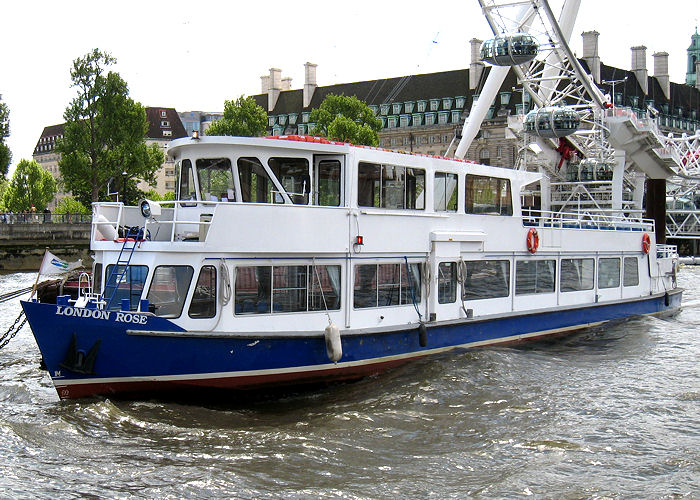 Photograph of the vessel  London Rose pictured in London on 18th May 2008