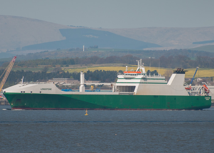 Photograph of the vessel  Longstone pictured departing Rosyth on 20th April 2014