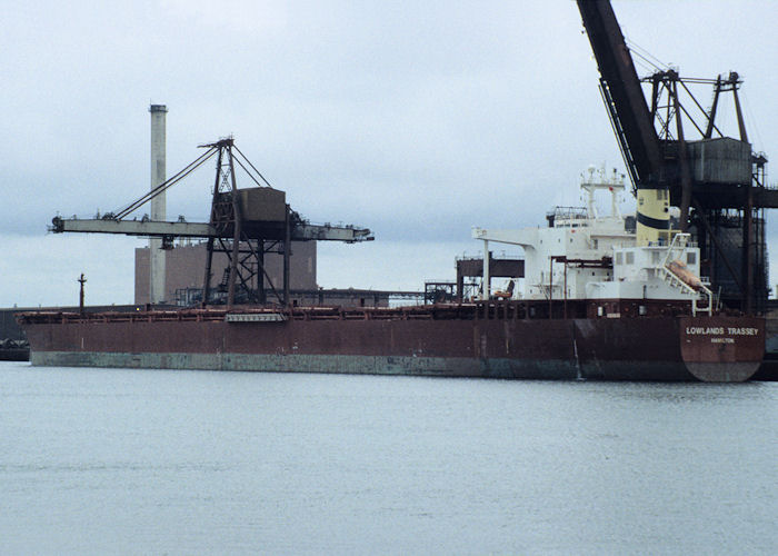 Photograph of the vessel  Lowlands Trassey pictured in Bassin Maritime, Dunkerque on 18th April 1997