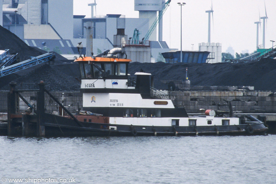 Photograph of the vessel  Lucia pictured in Aziehaven, Amsterdam on 16th June 2002