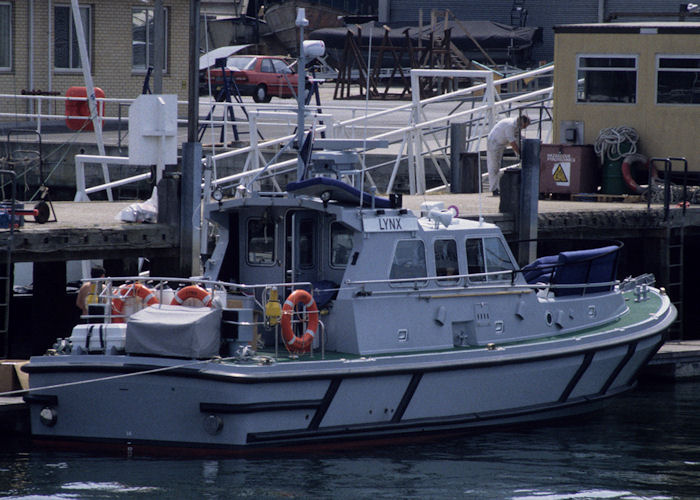 Photograph of the vessel HMCC Lynx pictured at Northam, Southampton on 21st July 1996