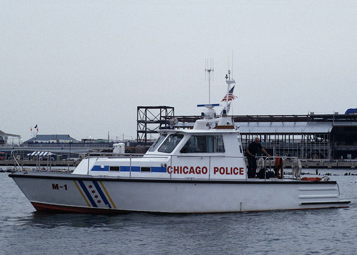 Photograph of the vessel  M-1 pictured in Chicago on 23rd September 1994