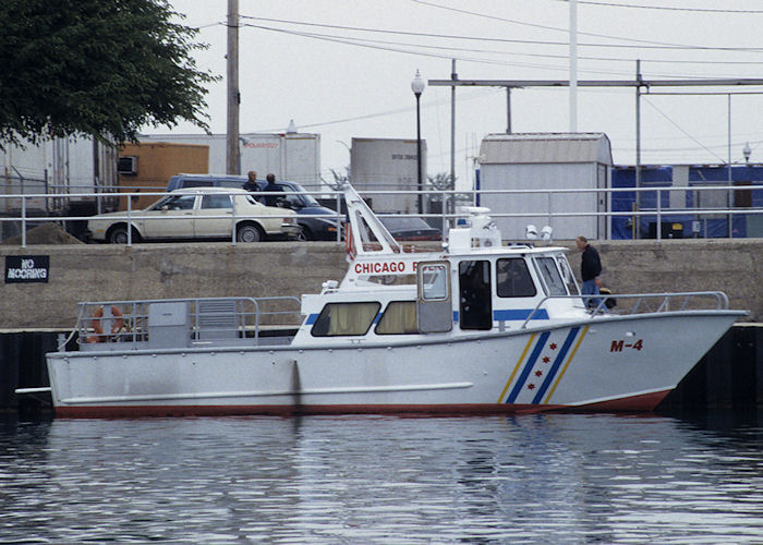 Photograph of the vessel  M-4 pictured in Chicago on 23rd September 1994