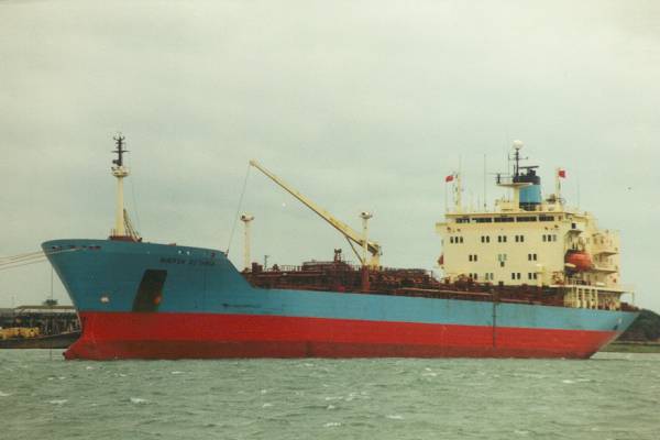 Photograph of the vessel  Maersk Bothnia pictured at Gosport on 27th June 1997