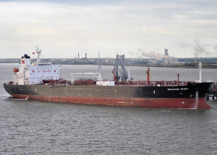 Photograph of the vessel  Mahanadi Spirit pictured at Immingham on 29th June 2011
