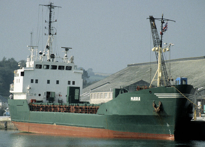 Photograph of the vessel  Maira pictured at Par on 28th September 1997