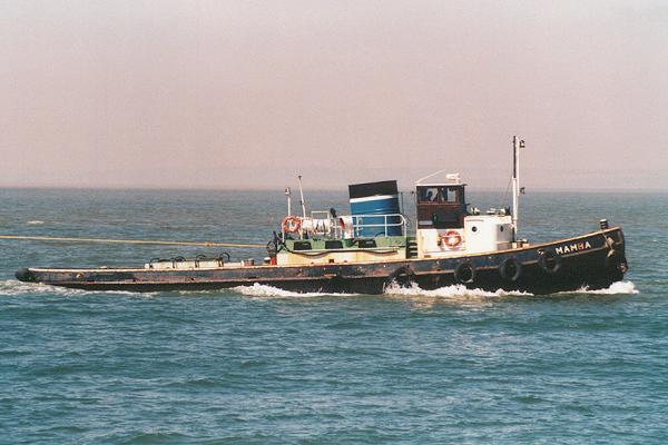 Photograph of the vessel  Mamba pictured on the River Medway on 12th May 2001